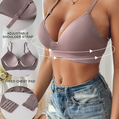 Comfortable Lace Lift Bra with Smooth Fit Design