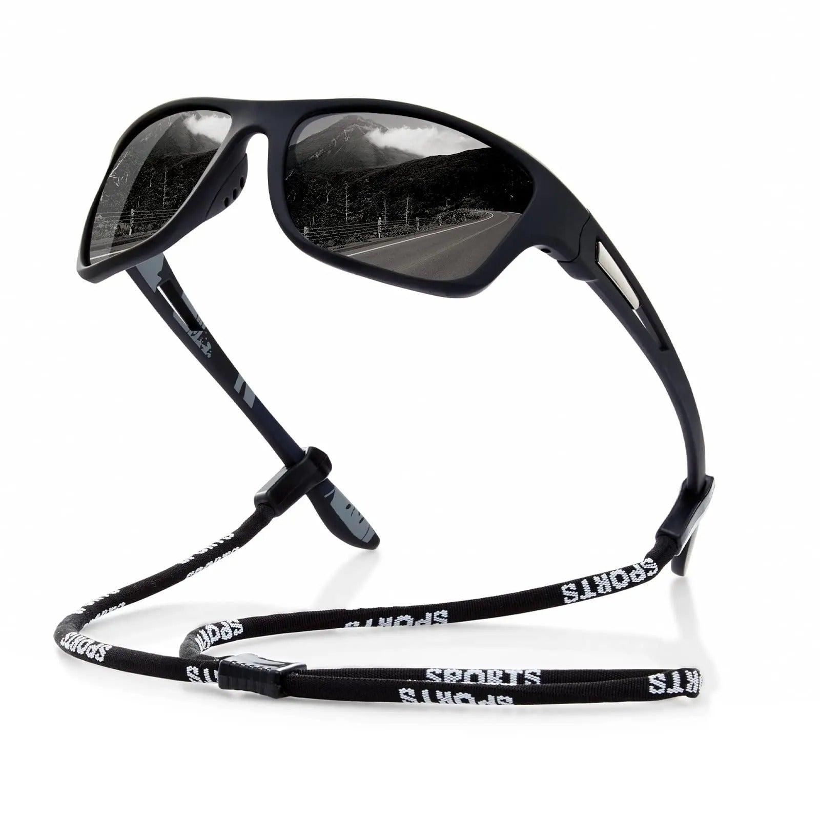 Polarized Sports Sunglasses - Clear Lens, Total Comfort - Olytrend