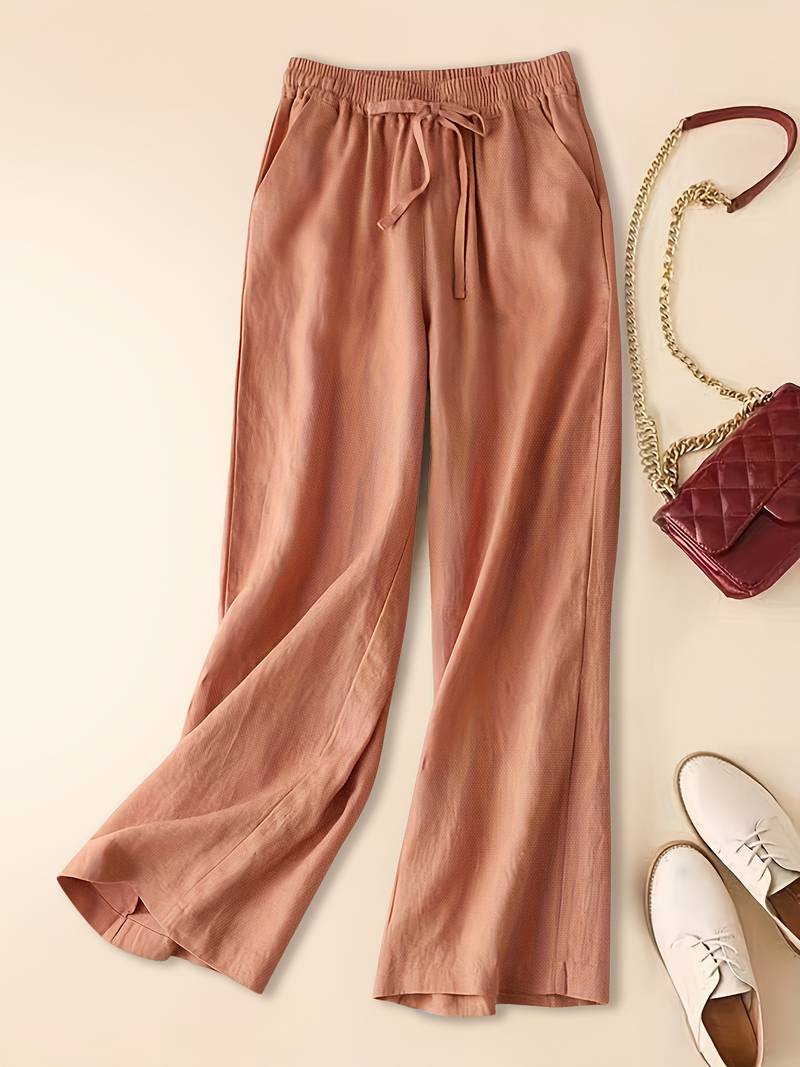 Comfortable Loose Fit Jogger Pants with Elastic Waist - Nocini