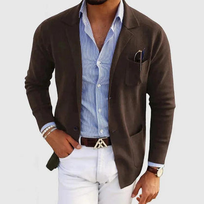 Classic Fit Mens Blazer - Tailored Comfortable Style