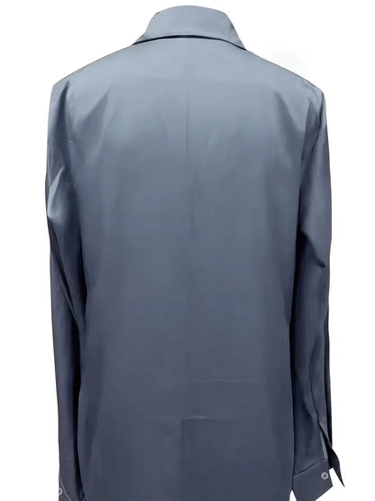 Luxury Deep V Neck Women's Blouse