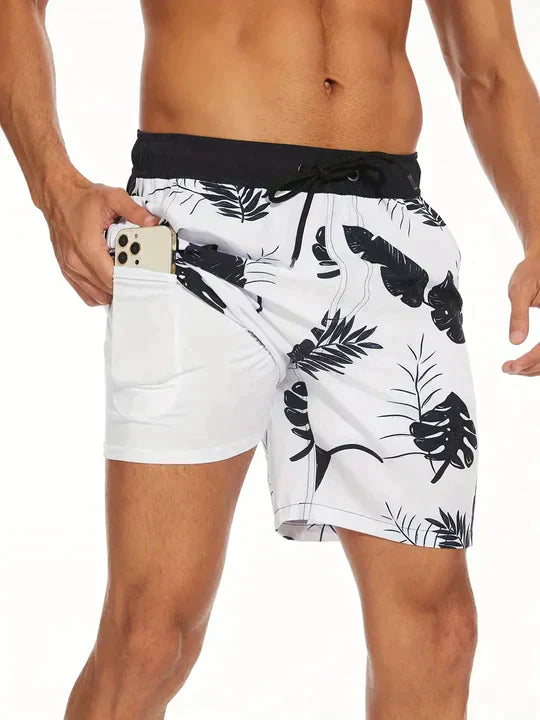 Men's Quick Dry Swim Shorts Medium Length