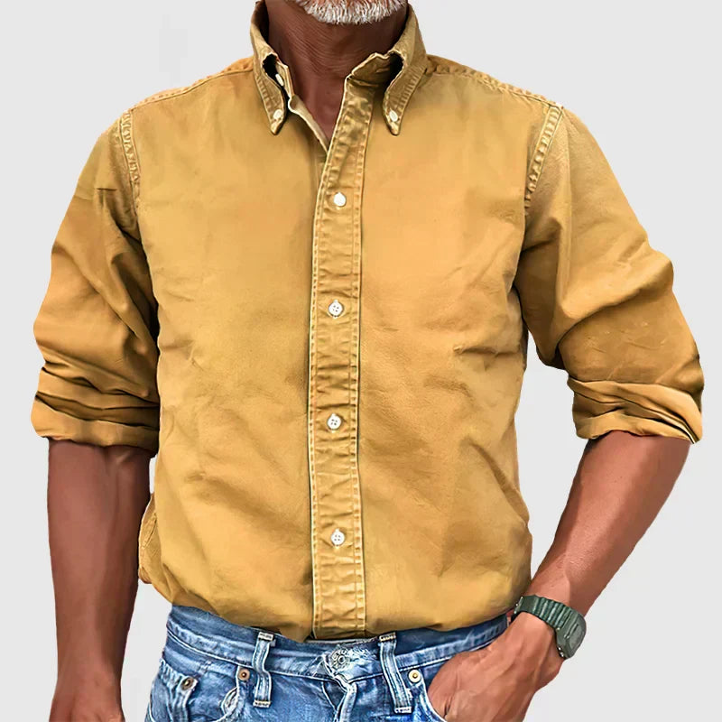 Traditional Fit Mens Long Sleeve Shirt