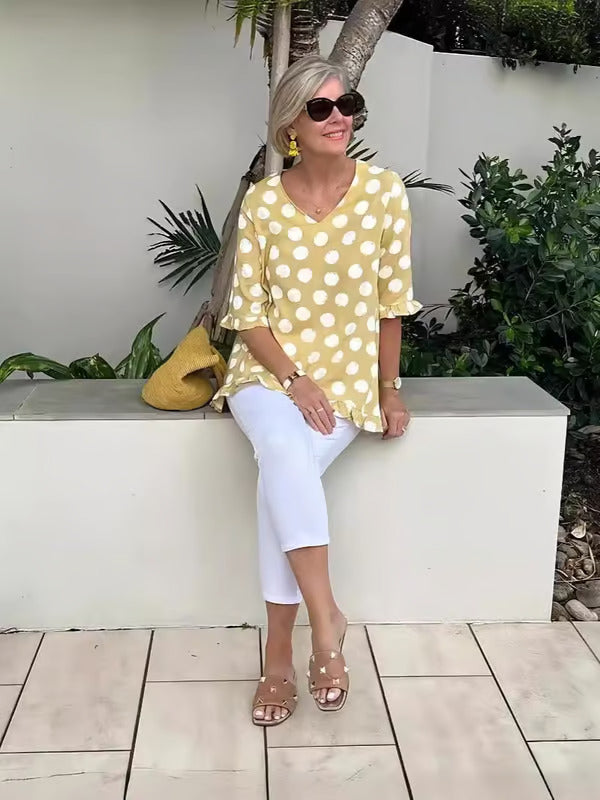 Classic Women's V-Neck Top