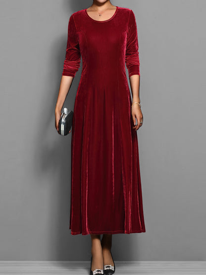 Luxurious Plush Evening Dress