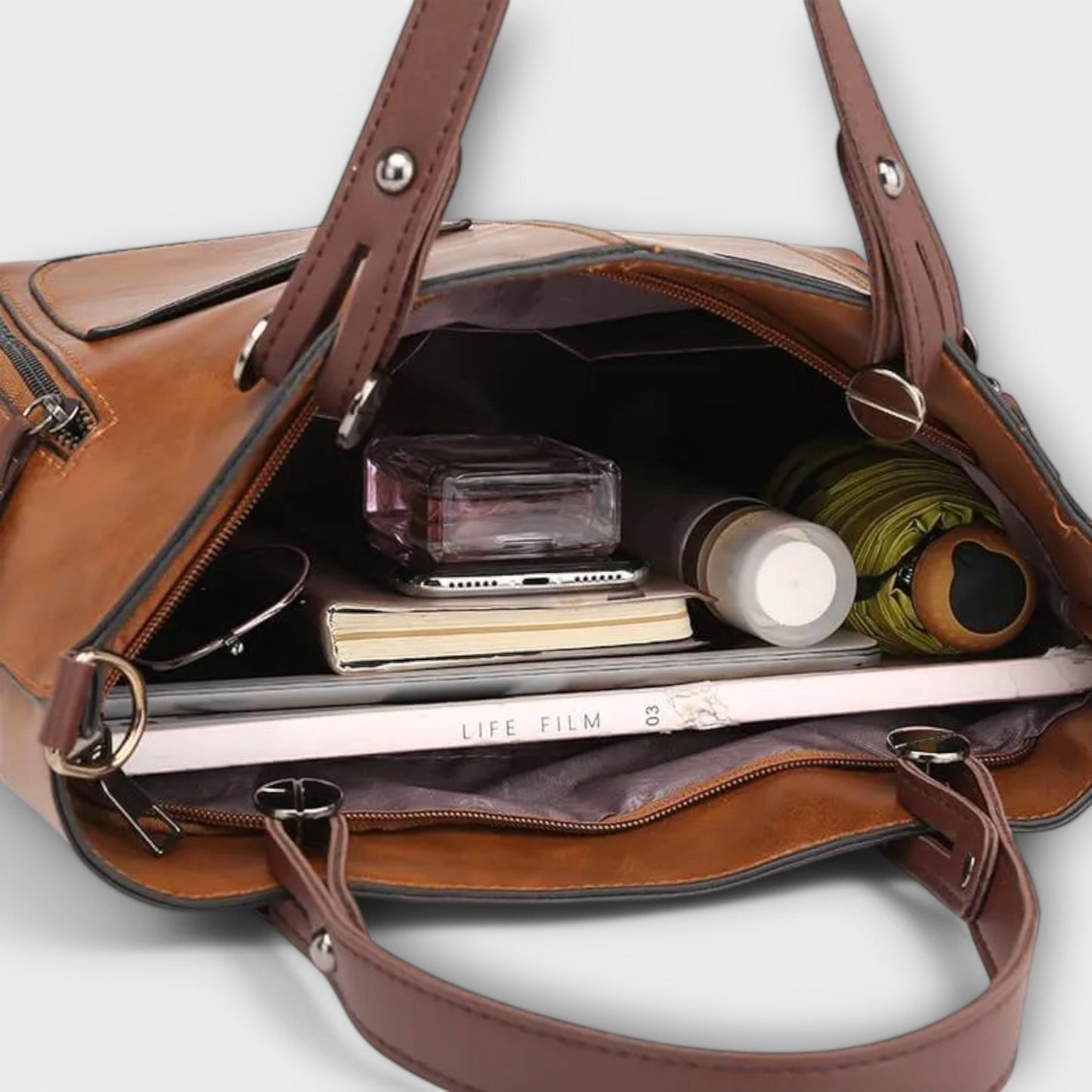 Practical Purple Daily Tote Bag