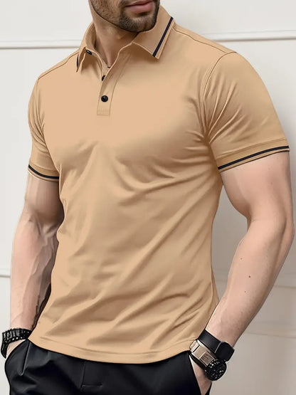Comfortable Mens Short Sleeve Polo Shirt