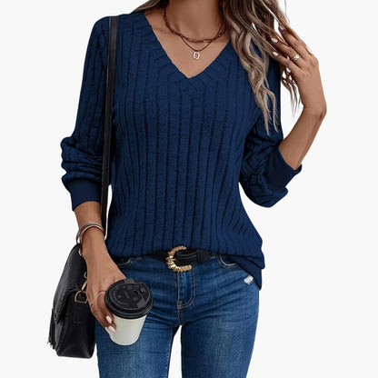 Ladies' Classic Crew Neck Long Sleeve Jumper - Olytrend
