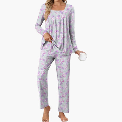 Cozy Women's Star Print Pajamas