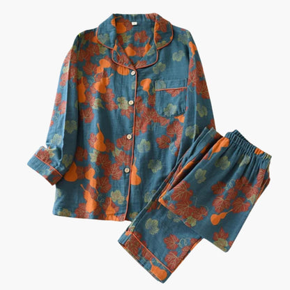 Cozy Women's Fleece Pajama Set with Cute Bear Design - Olytrend