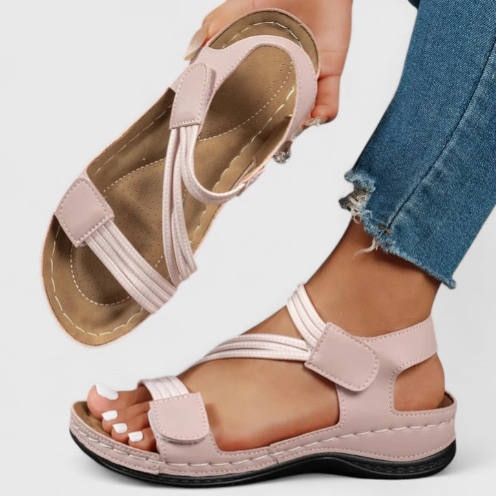 Elegant Flat Summer Sandals - Olytrend