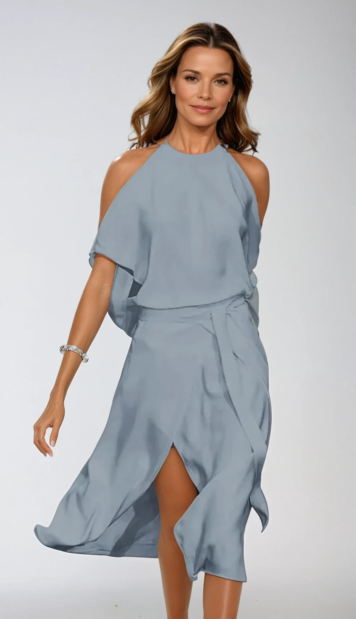 Chic Summer Halter Neck A-Line Dress for Women
