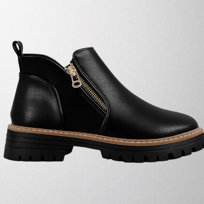 Low Heel Ankle Boots - Olytrend