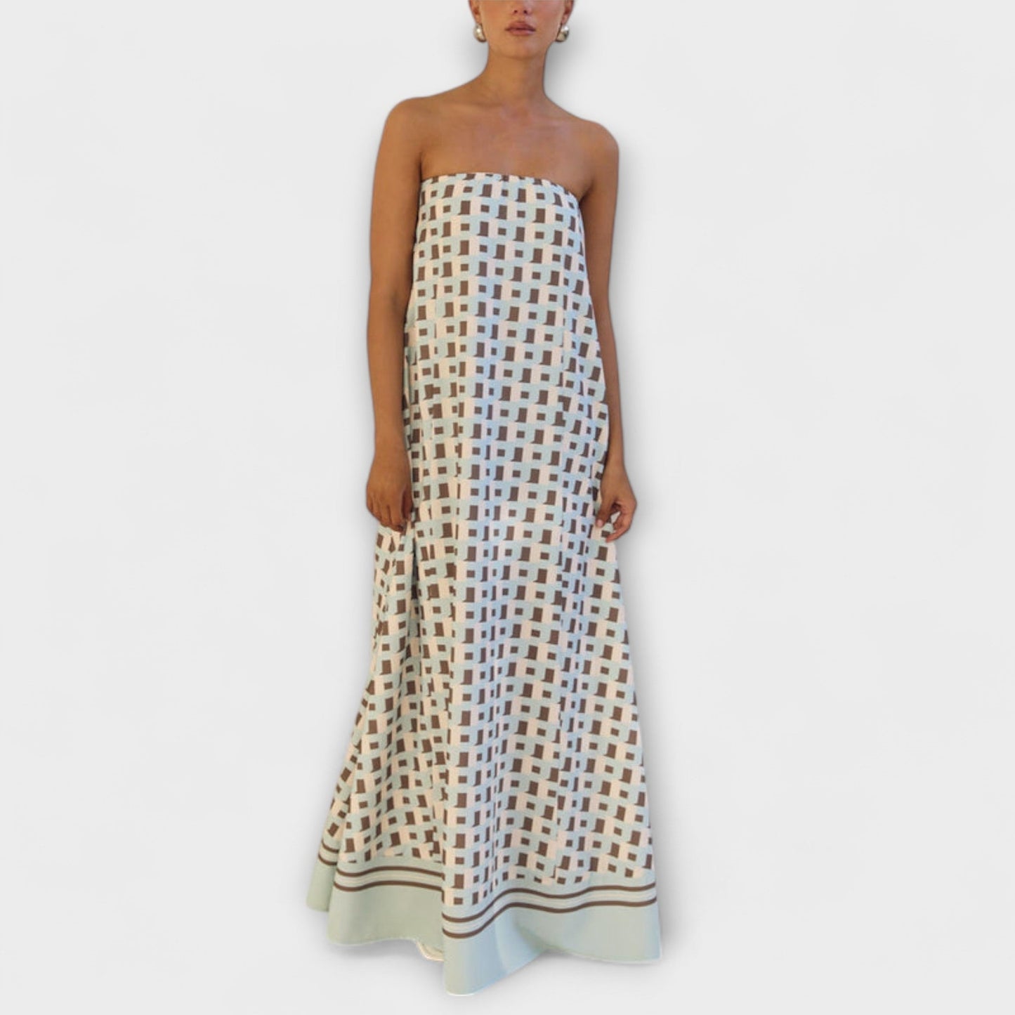 Chic Cold Shoulder Long Evening Dress