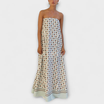 Chic Cold Shoulder Long Evening Dress