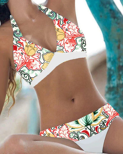 Women's Bikini Set - Classic Floral Print - Comfort Fit - Nocini