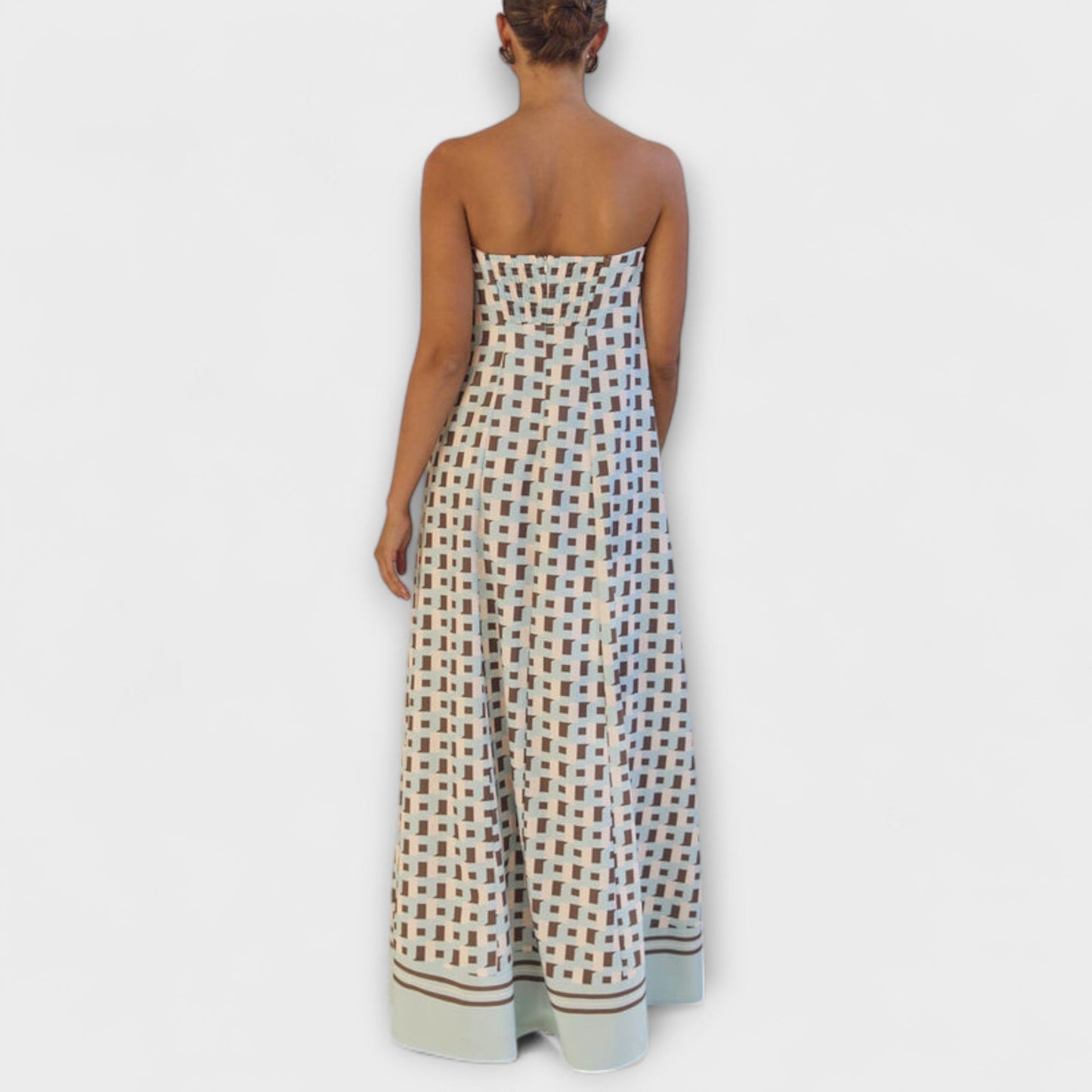 Chic Cold Shoulder Long Evening Dress