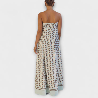 Chic Cold Shoulder Long Evening Dress