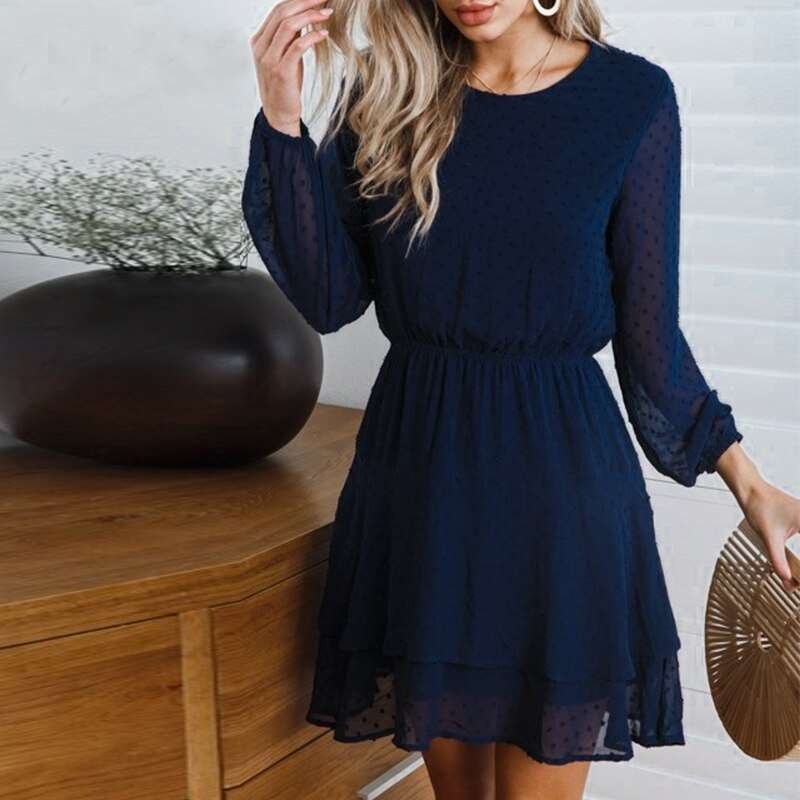 Women's Casual Warm Weather Mini Dress - Nocini