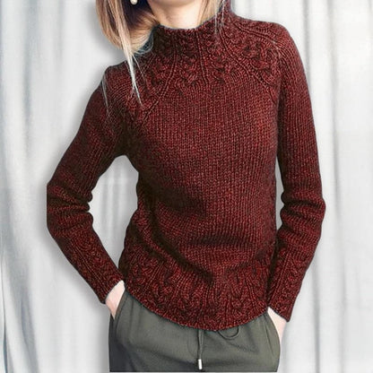 Cozy Women's Cable Knit Slim Fit Sweater - Nocini