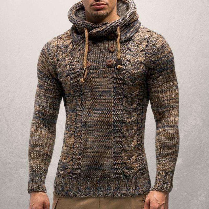 Men's Slim Fit Crew Neck Warm Sweater