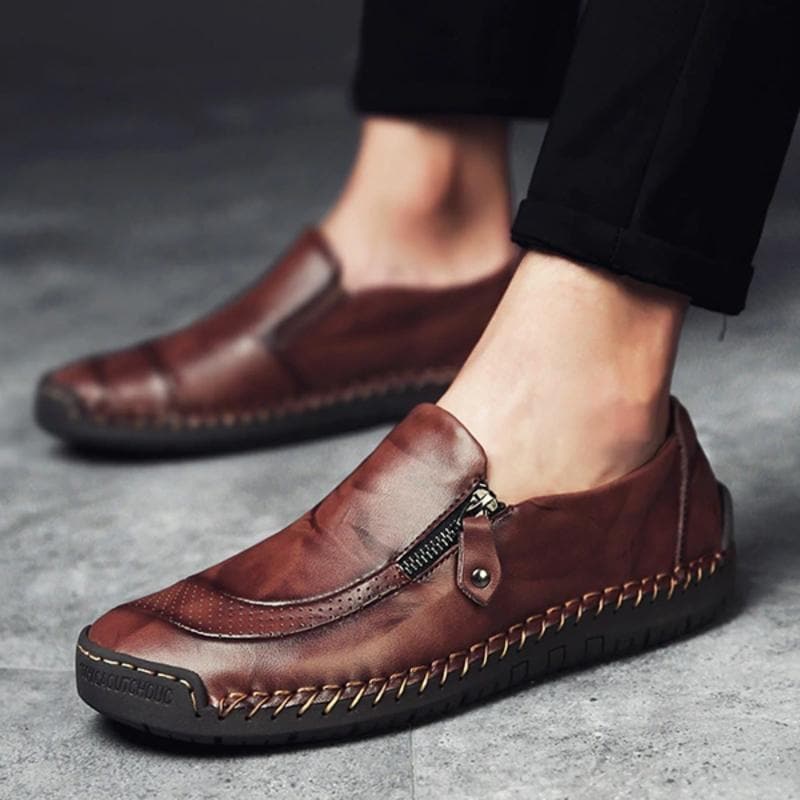 Comfortable Leather Slip On Shoes for Men