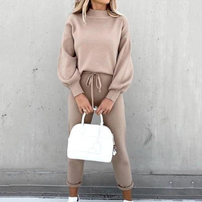 Women's Active Wear Set - Soft Sweatshirt & Leggings - Nocini