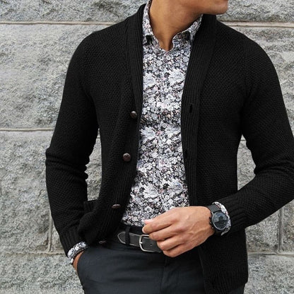 Classic Men's Slim Fit Cardigan Sweater