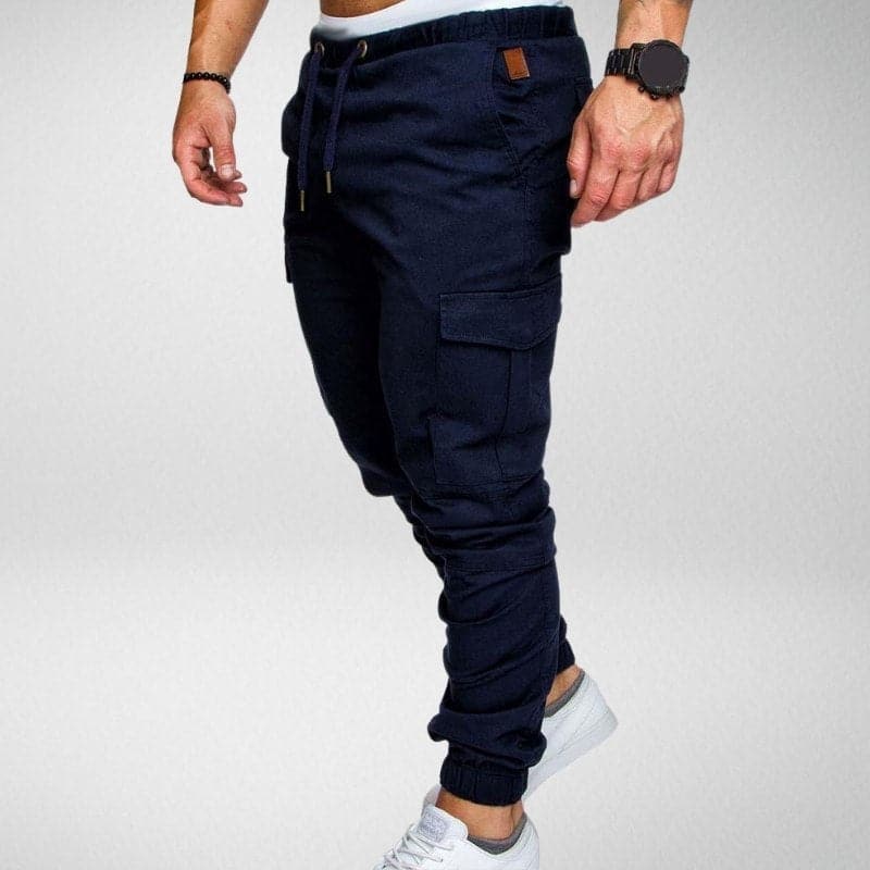 Comfortable Men's Jogger Pants with Elastic Waist