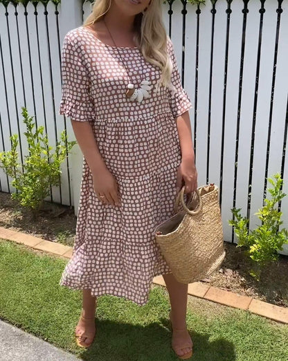Layered Mid Length Party Dress