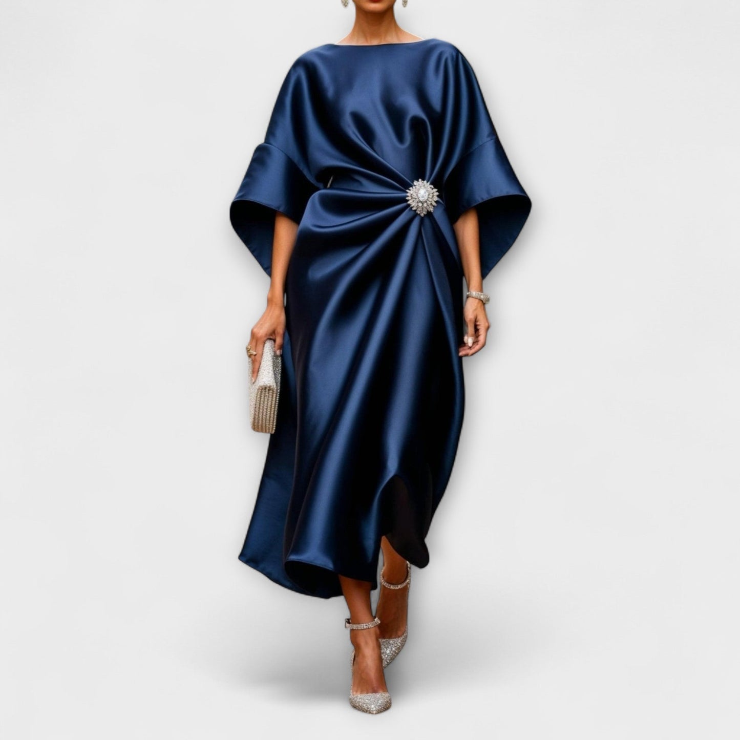 Luxurious Shine Evening Gown for Formal Events - Nocini