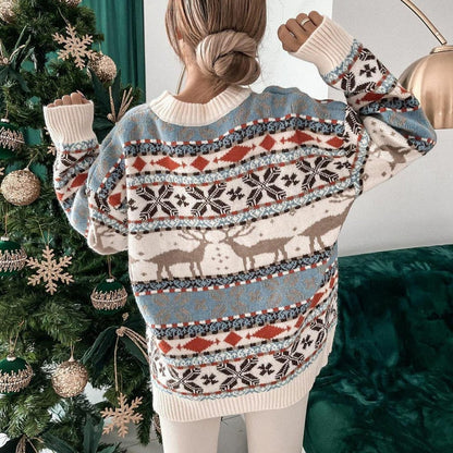 Classic Cozy Crew Neck Winter Sweater