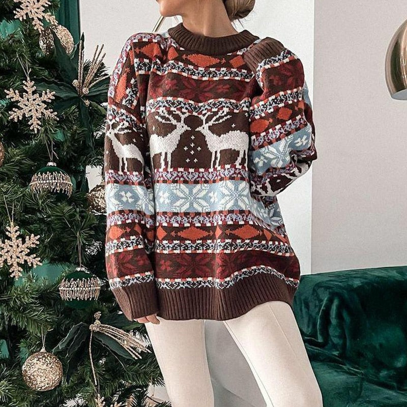 Classic Cozy Crew Neck Winter Sweater