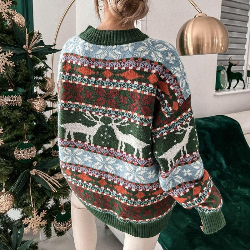 Classic Cozy Crew Neck Winter Sweater