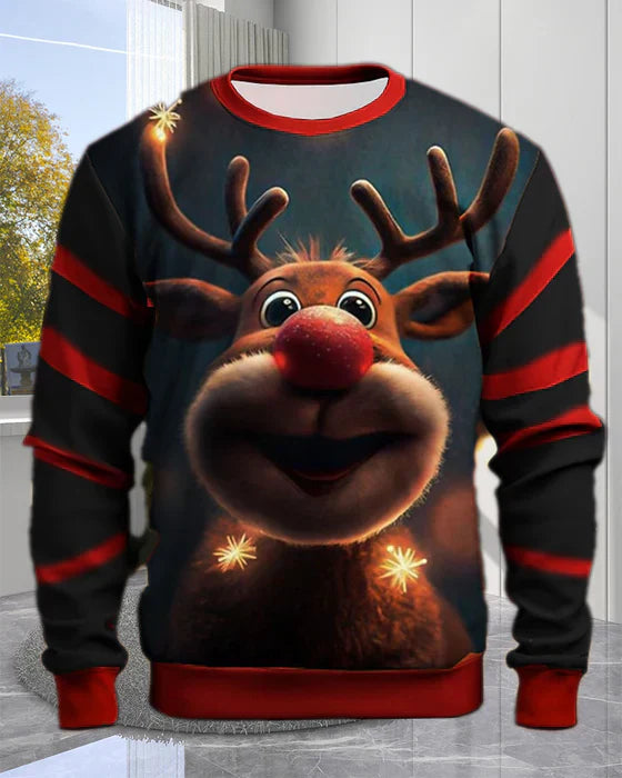 Festive Holiday Crew Neck Sweater - Nocini