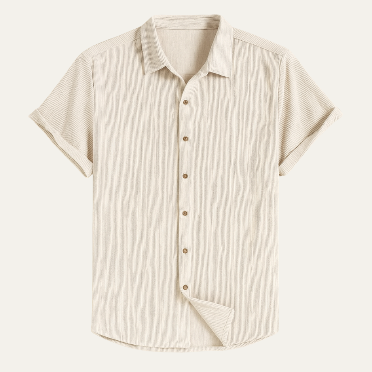 Classic Men's Relaxed Fit Corduroy Button Shirt