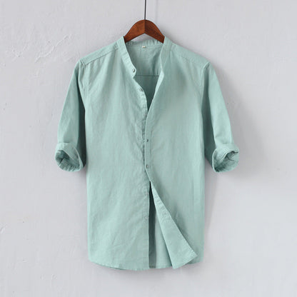 Casual Linen Men's Relaxed Fit Shirt