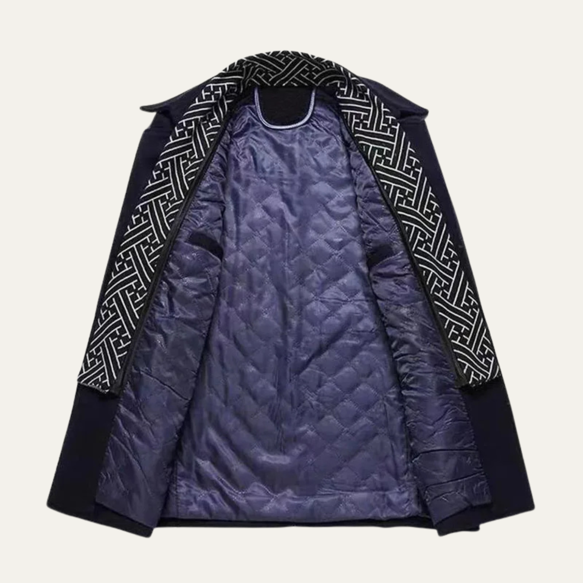 Classic Men's Waterproof Double Breasted Trench Coat