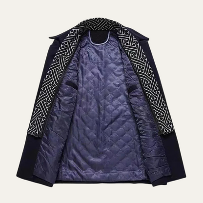 Classic Men's Waterproof Double Breasted Trench Coat