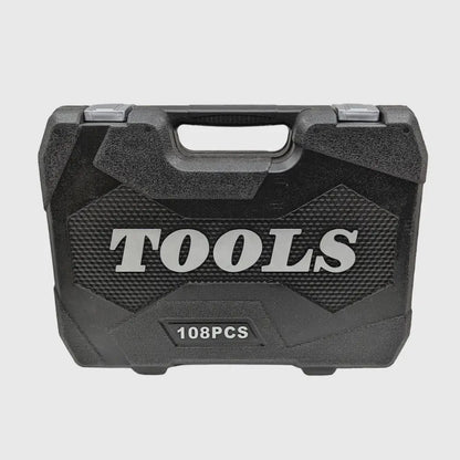 108-piece Chrome-Vanadium Socket Set – TorqueMaster-Nora Luxe