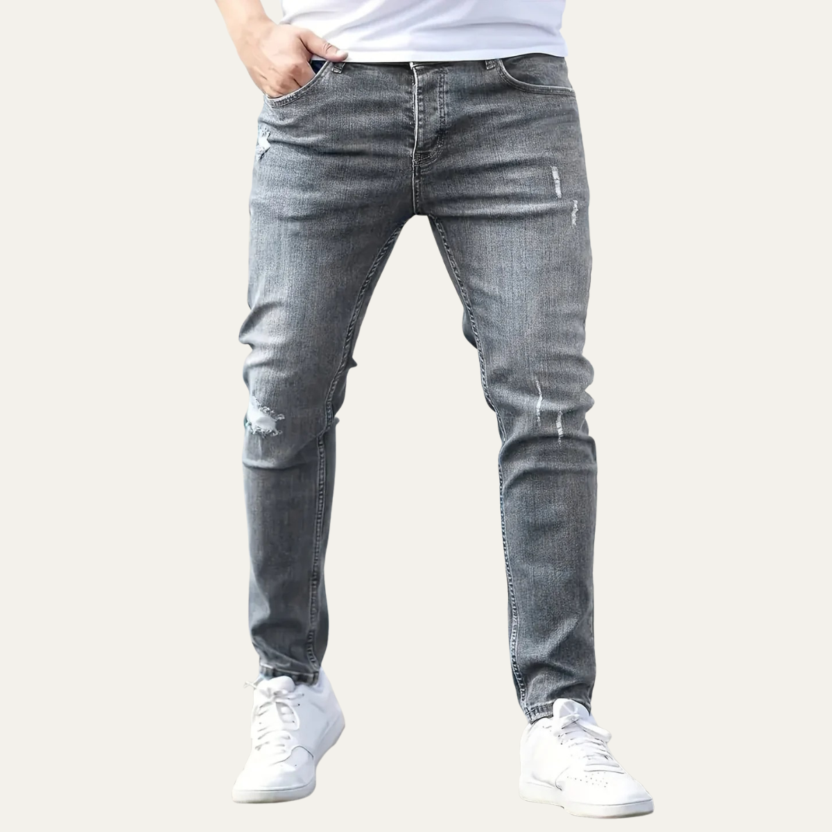 Stylish Men's Skinny Fit Stretch Jeans