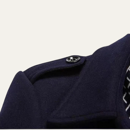 Classic Men's Waterproof Double Breasted Trench Coat