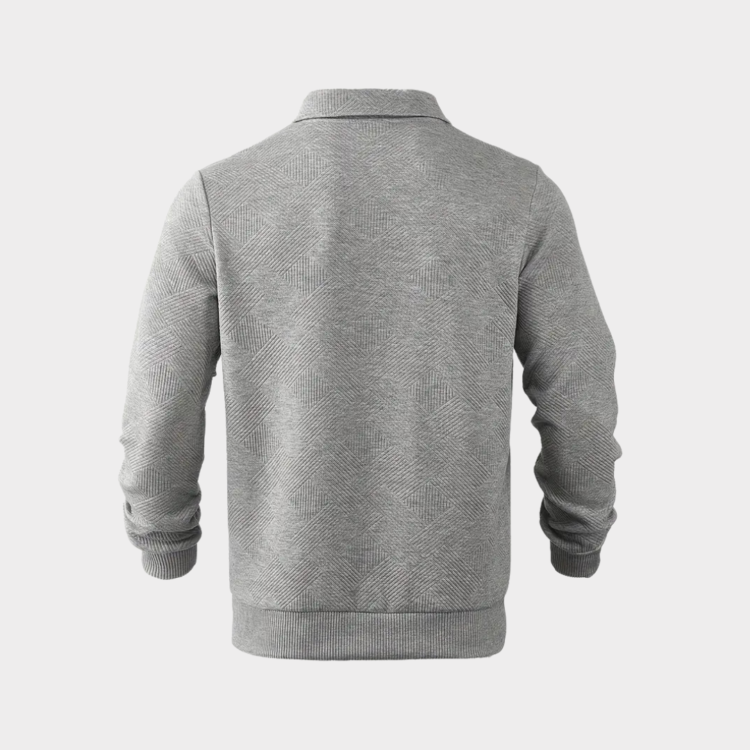 Classic Mens Quarter Zip Sweater