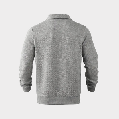 Classic Mens Quarter Zip Sweater