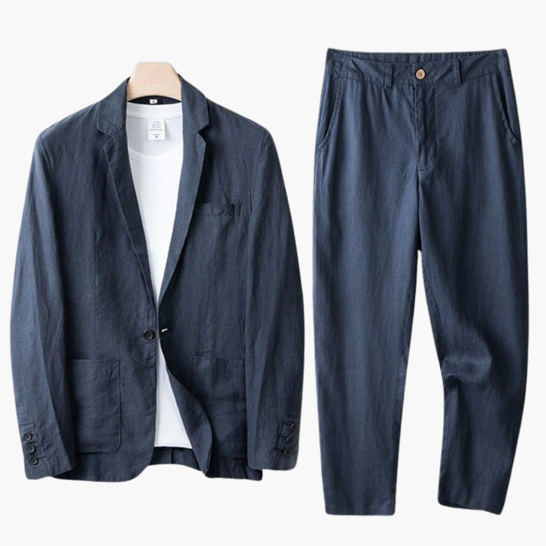 Classic Slim Fit Men's Suit – Jacket and Trousers