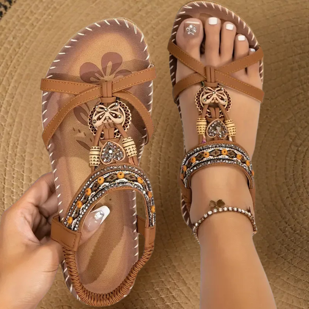 Comfortable Slip On Flat Sandals