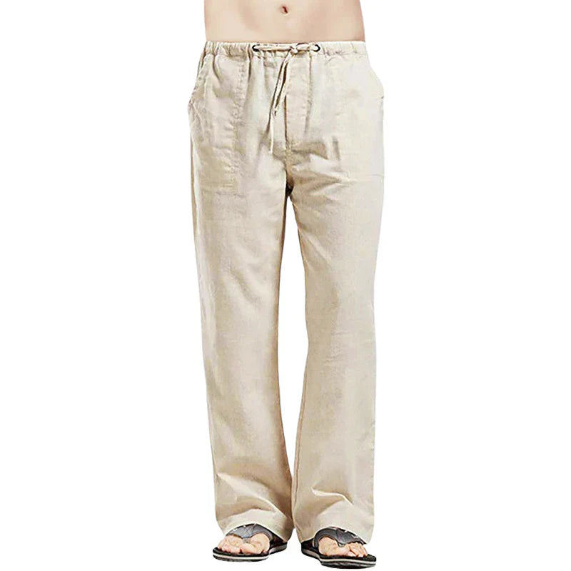 Comfortable Linen Casual Men's Pants Loose Fit