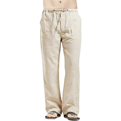 Comfortable Linen Casual Men's Pants Loose Fit