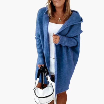 Cozy Women's Open Front Hooded Sweater