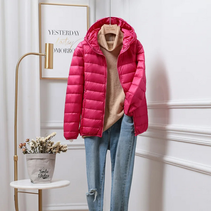 Warm Women's Padded Parka Coat